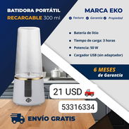Batidora portátil recargable - Img 54837643