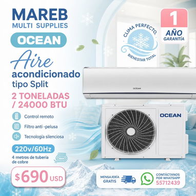 Split marca OCEAN de 1 y de 2 toneladas - Img 124607165