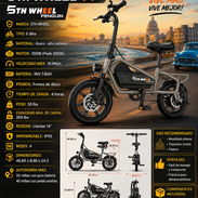 🚲 E-BIKE 🚲 BICICLETA ELÉCTRICA 5TH WHEEL 14". MENSAJERIA CON FACTURA Y GARANTÍA. 📲 54833699 - Img 56141822
