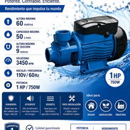 Bomba de agua 1 HP /60 metros - Img 55398960