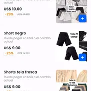 GANGAA Short tela fresca, Short felpa - Img 55461106