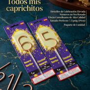 Velas de chispas de números 600 cup - Img 56953281
