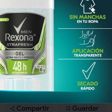 Desodorantes Rexona gel Excelente Fragancia 💙💙 - 3/6