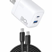 Cargador INIU 30W GaN USB-C de Carga Rápida con Doble Puerto y Cables Incluidos - Img 57016684