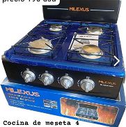 Cocina de gas de meseta de 4 hornillas Milexus - Img 45802039