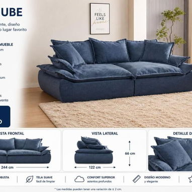 Sofa sellados al vacio☝️ Detalles en las fotos - Img 123049265