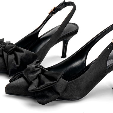 ​👠 Tacones Negros Elegantes con Lazo – $20 USD - 3/3