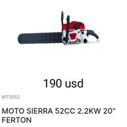 Moto sierra Ferton de 52cc 20" - Img 57154211