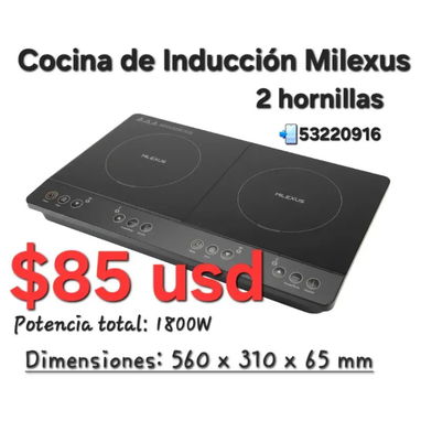 ‼️Cocina de inducción Milexus de 1 y2 hornillas ✨️ Factura, garantía y mensajería‼️ - Img 112890144