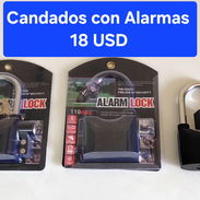 La Habana. 53584876 o 76471065 *Candado con Alarma para Moto, Bicicleta , Portones o Almacenes De 110 dB , Resistente a - Img 55902203