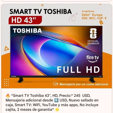 SMART TV, abrir imagen para detalles - Img 127195668