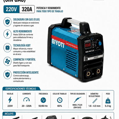 Plantas de soldar inverter portátiles, plasma, consumibles, antorchas - Img 120448698