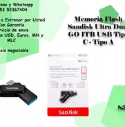 Memoria Flash Sandisk Ultra Dual GO 1TB USb Tipo C - Tipo A - Img 47677328