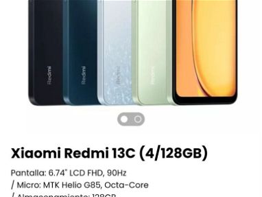 Teléfono celular XIAOMI nuevos* Redmi 9A Redmi A2+ Redmi 12 Xiaomi Redmi Note 13 Redmi Note 13R Pro - Img 67525251
