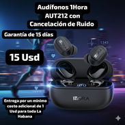 Audífonos 1Hora AUT212 con Cancelación de Ruido, Garantía de 15 días, Entrega por un mínimo costo adicional de 1 Usd par - Img 52778542