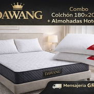 Colchón 180x200cm Dawang + 2 almohadas hoteleras Share 330 USD CV - Img 55038543