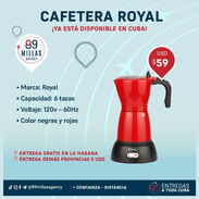 Cafetera eléctrica marca royal - Img 45777805