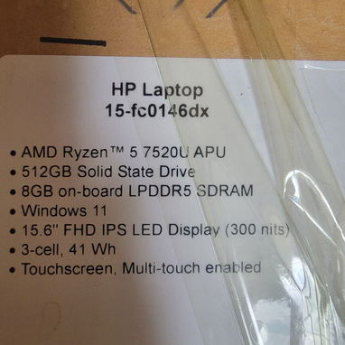 🔥 Vendo HP Laptop 15-fc0146dx – Ideal para trabajo, estudio y entretenimiento 🔥 - Img 122762489