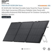 Panel Solar Plegable para ECOFLOW 160W - Img 56704996