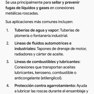 Se vende sellador para tuberías. Ver especificaciones en las fotos. 10.00 usd cada uno. Al WhatsApp 52833218. - 4/5