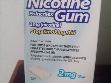 🚬🚭✨ NICOTINA GUM 2mg Ayuda para dejar de fumar trae 50 piezas ✨ - Img 66722307
