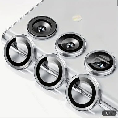 Aros independiente de aluminio y cristal y micas enterizas para iPhone y Samsung (cámaras) - Img 65758700