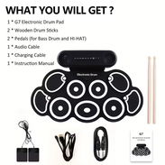Batería Electrónica Digital G7 – 9 Pads  electric Drum - Img 57019009