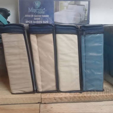 **Juego de Sábanas Unicolor Queen de 4 PIEZAS** - 3/3