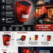 Alarma solar ideal para paneles y exteriores - Img 57251083