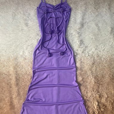 Vestidos largos con tira de flor, de aro, de hebilla, de vuelo y más productos - Img 124841925