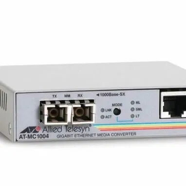 Pareja de Transceiver convertidor de fibra óptica a fast ethernet multimodo - 3/5