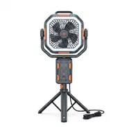 🌀 VENTILADOR PORTÁTIL de Acampada con Luz LED y Trípode Ajustable. - Img 56192151