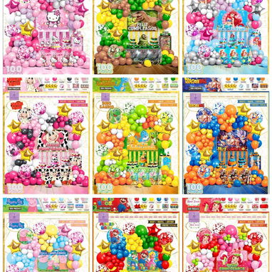 🎈Sets decorativos temáticos de 100 piezas 🎈 - Img 120800375