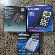Teléfonos de sobremesa con identificador de llamadas.  Nuevos Disponible: En blanco y en negro  Garantía 1 semana   -ide - Img 55199028