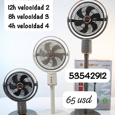 Ventiladores recargables - Img 126235488