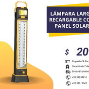 Lámpara Recargable con Panel solar 💥buena duración 💥 - Img 55818275
