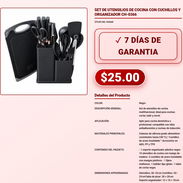 Set De Utensilios Con Cuchillos 19 Piezas Para Cocina $25 VPT-0255 - Img 58063331