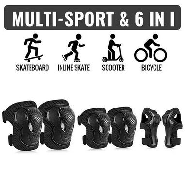 Set de Protección para Patinaje – 6 Piezas | Juguetes y Coleccionables | Nuevo | Garantía 5 | videojuegoshabana.com - Img 124238945