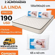 Colchón Queen + 2 Almohadas - Img 54839665