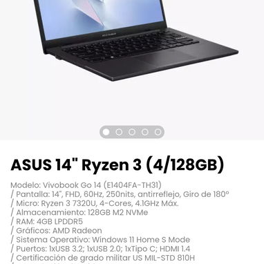 🚨 LAPTOPS NUEVAS EN 📦 SELLADA + GARANTIA🚨 - Img 123977811