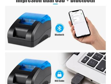 Impresora térmica de ticket 58mm USB y Bluetooth 58757374 - Img 67954840