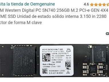 ULTRA M2 NVME PCI 4.0 256 GB 0 KM OEM 54270089 - Img main-image-45690360