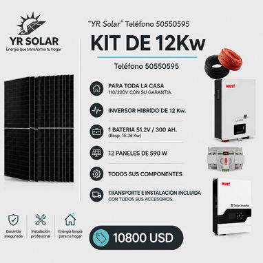 🔥🔥🔥LOS MEJORES PRECIOS EN KIT SOLARES PROFESIONALES CON"🔆YR Solar"  ✅El precio incluye el montaje y contrato con tod - Img 125669089