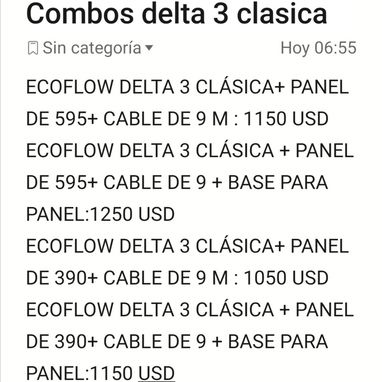 Ecoflow, panel solar y combos, somos de la Habana. Contactar al WhatsApp 51170866. - Img 119519588