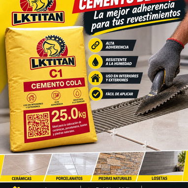 Cemento Cola LKTITAN - 3/4