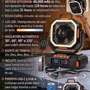 Ventiladores Recargables F6S de 20000mha - 62 USD F22 de 40000mha - 120 USD Mensajería disponible - Img 56903746