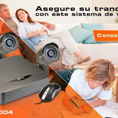 Sistema de vigilancia - Kit de 4 Camaras de Seguridad más grabador Nexxt Xpy 4004-HD - Img 127750506