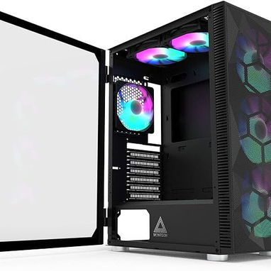 Montech x3 chasis rgb con 6 fanes y lateral de cristal new52815418 - Img 100635475