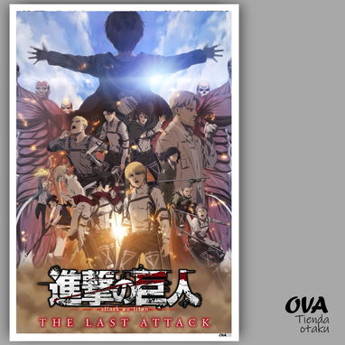 Poster A3+ con temática anime y gamer - Img 119477919