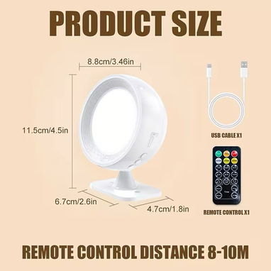-Pack 2 Luces LED Magnéticas Pared Control Intensidad - 7/9